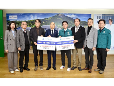 국가조찬기도회 이봉관 회장, ‘경북 북부지역 산불 피해복구’ 성금 2억원 전달