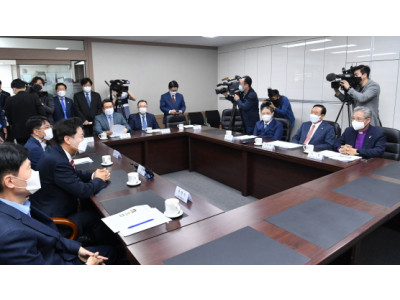 [포토] 오세훈 서울시장 한국교회총연합 내방